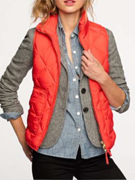 J. Crew Jackets & Blazers - J. Crew Down Quilted Puffer Vest